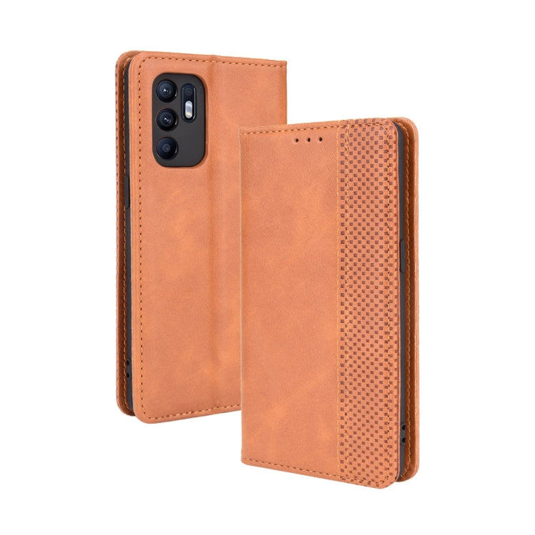 Magnetic Buckle Retro Pattern Horizontal Flip Leather Case with Holder & Card Slot & Wallet
