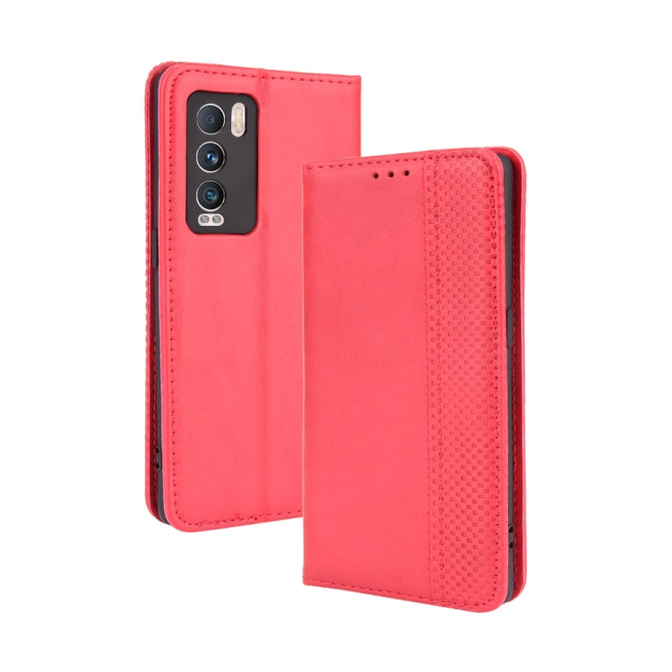 Magnetic Buckle Retro Pattern Horizontal Flip Leather Case with Holder & Card Slot & Wallet