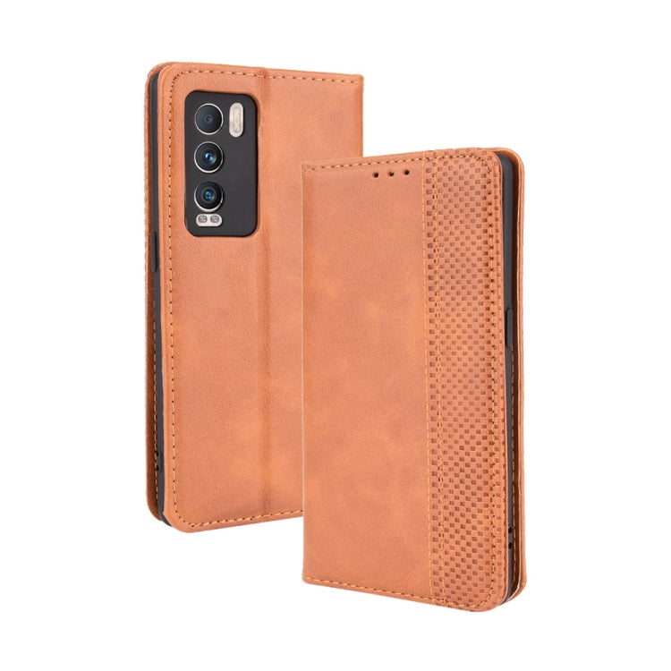 Magnetic Buckle Retro Pattern Horizontal Flip Leather Case with Holder & Card Slot & Wallet