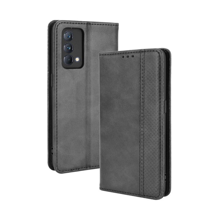 Magnetic Buckle Retro Pattern Horizontal Flip Leather Case with Holder & Card Slot & Wallet