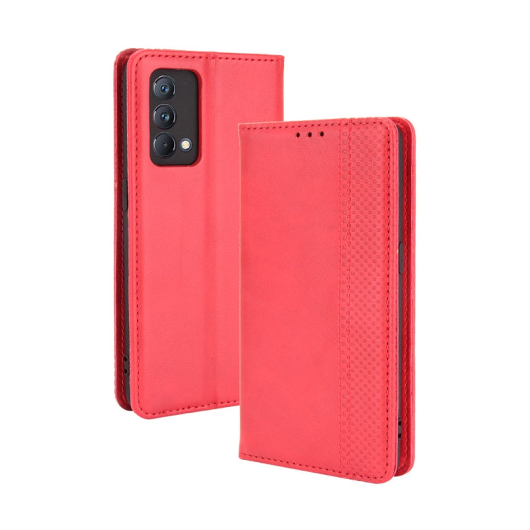 Magnetic Buckle Retro Pattern Horizontal Flip Leather Case with Holder & Card Slot & Wallet