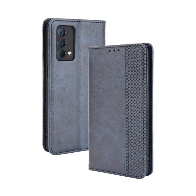 Magnetic Buckle Retro Pattern Horizontal Flip Leather Case with Holder & Card Slot & Wallet