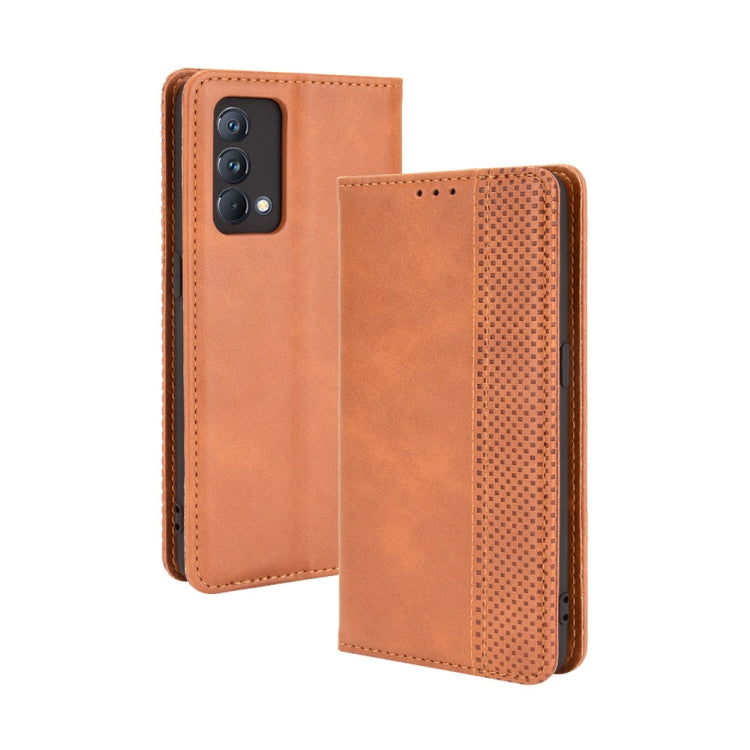 Magnetic Buckle Retro Pattern Horizontal Flip Leather Case with Holder & Card Slot & Wallet