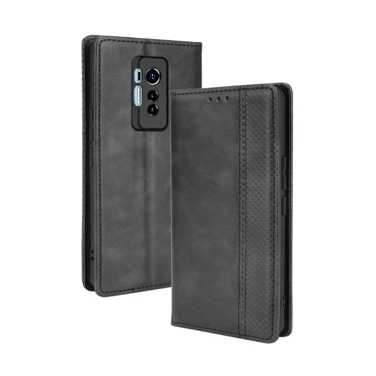 Magnetic Buckle Retro Pattern Horizontal Flip Leather Case with Holder & Card Slot & Wallet