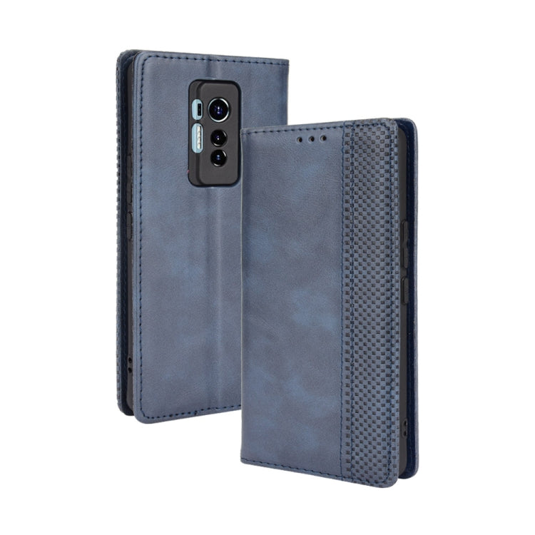 Magnetic Buckle Retro Pattern Horizontal Flip Leather Case with Holder & Card Slot & Wallet