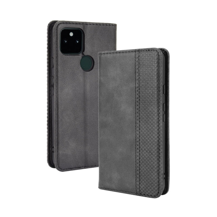 Magnetic Buckle Retro Pattern Horizontal Flip Leather Case with Holder & Card Slot & Wallet