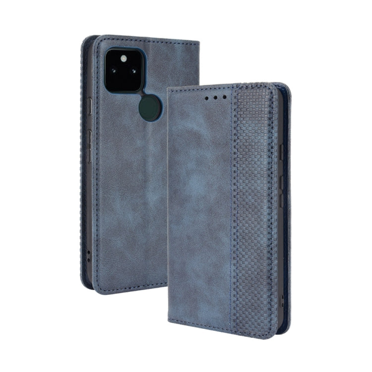 Magnetic Buckle Retro Pattern Horizontal Flip Leather Case with Holder & Card Slot & Wallet