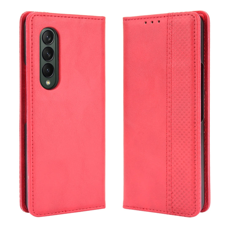 Magnetic Buckle Retro Pattern Horizontal Flip Leather Case with Holder & Card Slot & Wallet