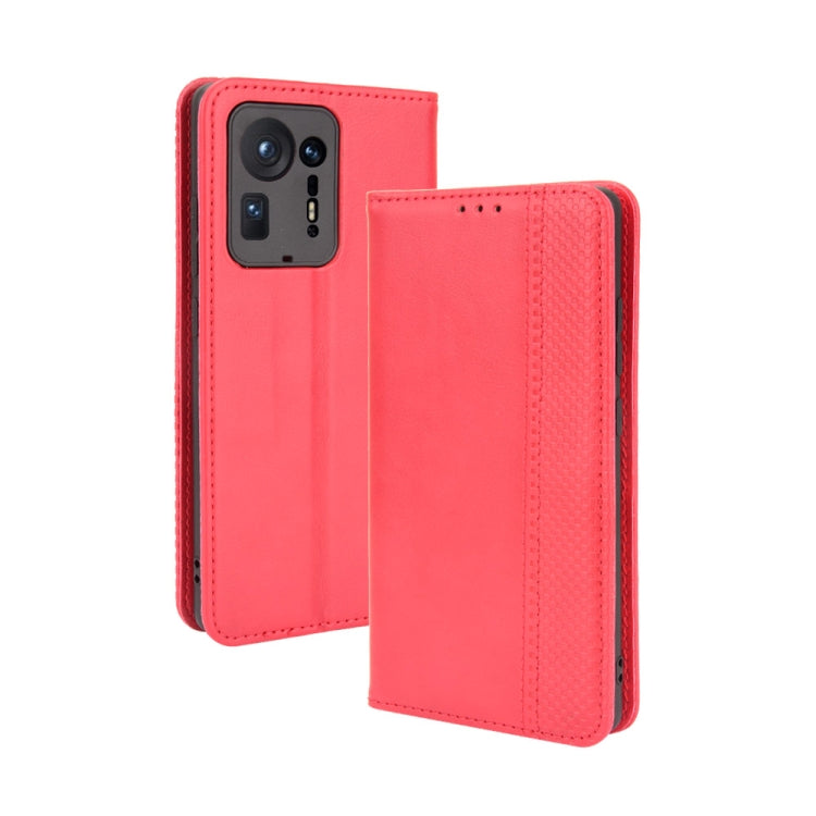 Magnetic Buckle Retro Pattern Horizontal Flip Leather Case with Holder & Card Slot & Wallet