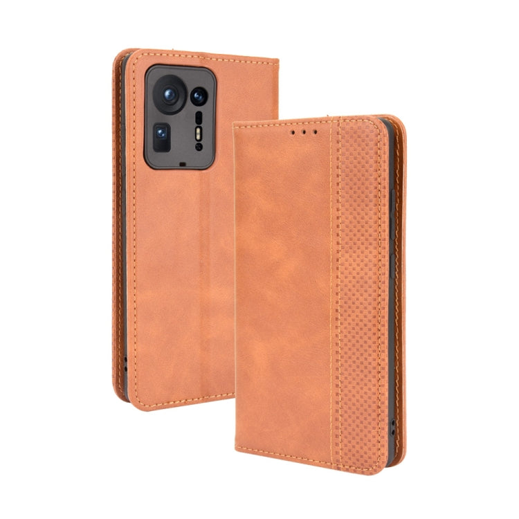 Magnetic Buckle Retro Pattern Horizontal Flip Leather Case with Holder & Card Slot & Wallet