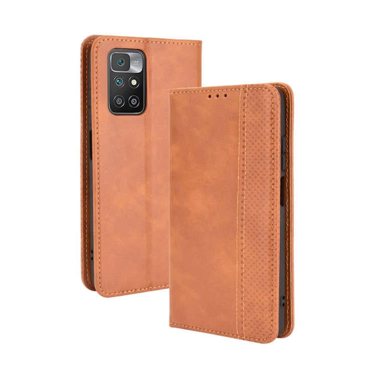 Magnetic Buckle Retro Pattern Horizontal Flip Leather Case with Holder & Card Slot & Wallet