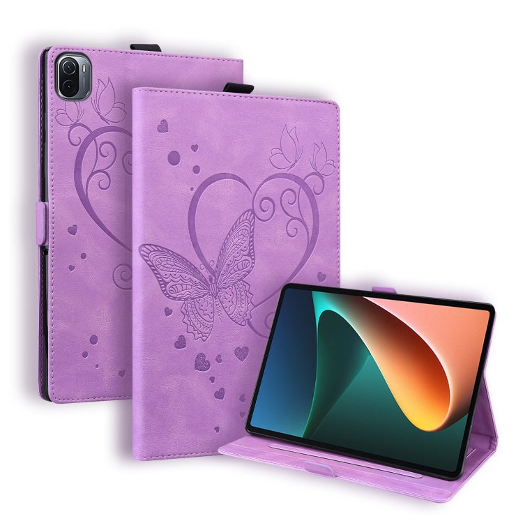Love Butterfly Pattern Horizontal Flip Leather Case with Holder & Sleep / Wake-up Function