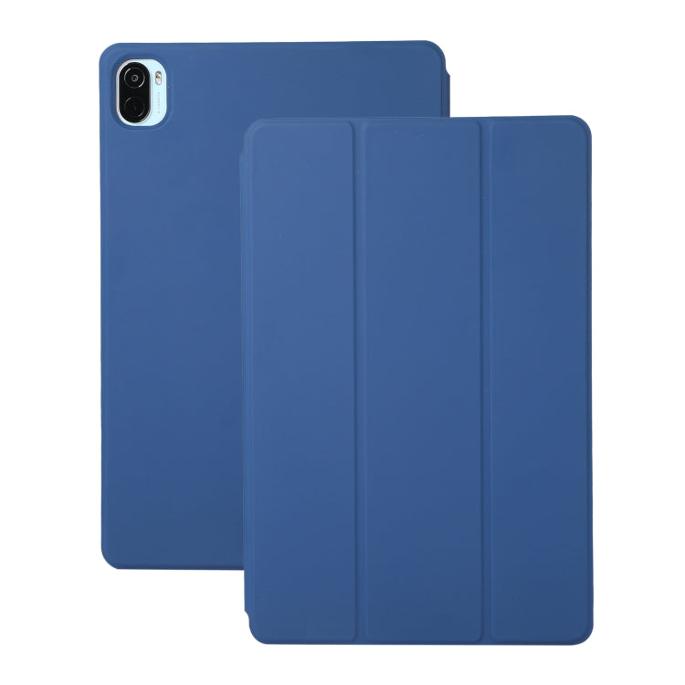 Solid Color Magnetic Horizontal Flip Leather Case with Holder
