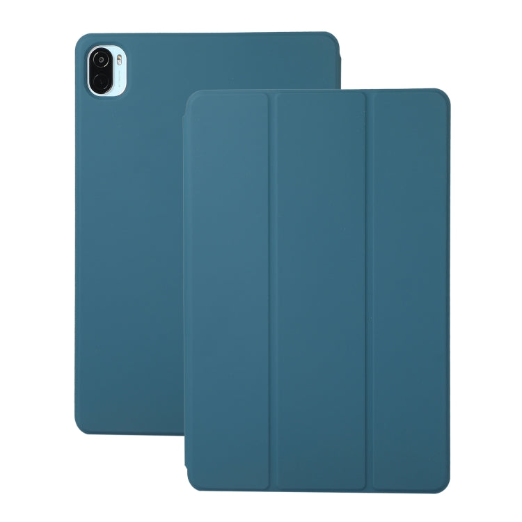 Solid Color Magnetic Horizontal Flip Leather Case with Holder