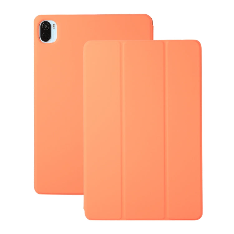 Solid Color Magnetic Horizontal Flip Leather Case with Holder