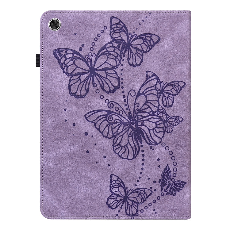 Embossed Butterfly Pattern Horizontal Flip Leather Tablet Case