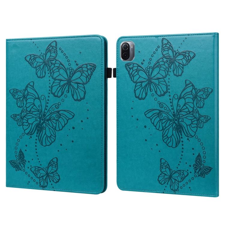 Embossed Butterfly Pattern Horizontal Flip Leather Tablet Case