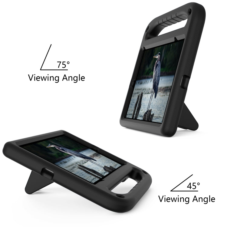 Handle Portable EVA Shockproof Tablet Case with Triangle Holder