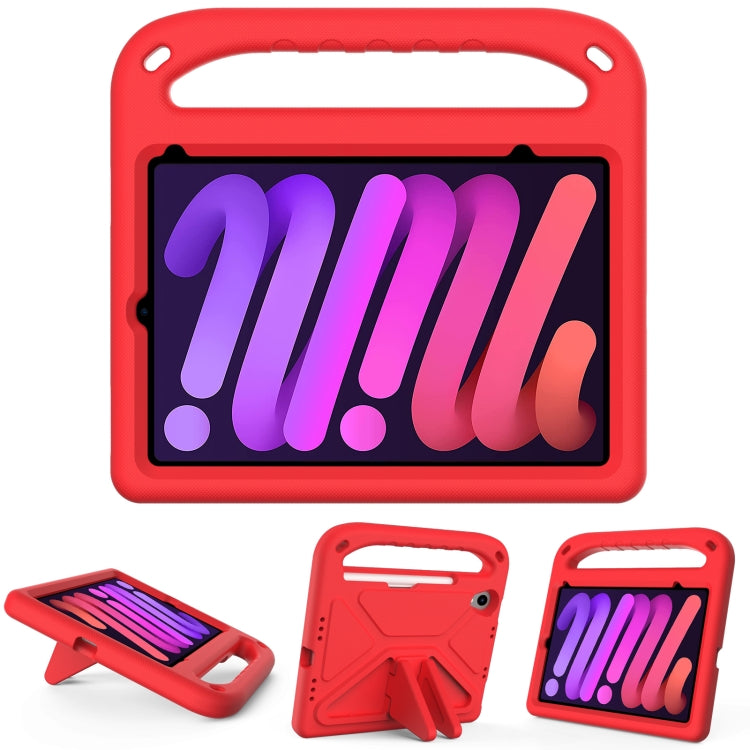 Handle Portable EVA Shockproof Tablet Case with Triangle Holder