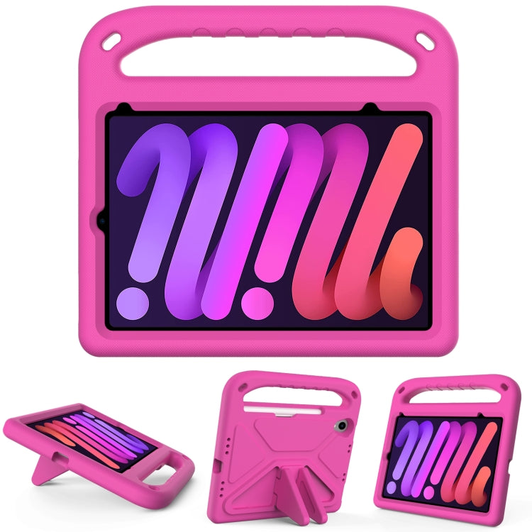 Handle Portable EVA Shockproof Tablet Case with Triangle Holder