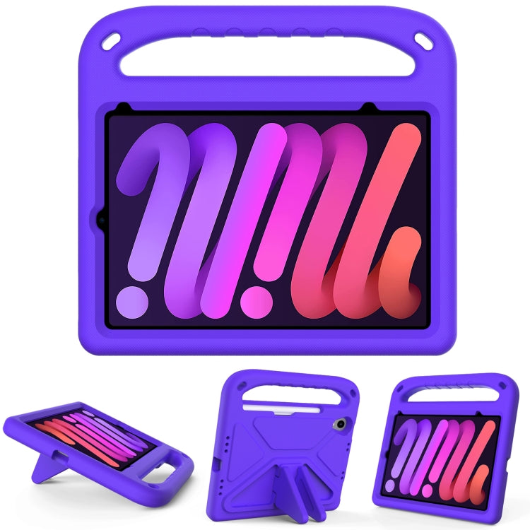 Handle Portable EVA Shockproof Tablet Case with Triangle Holder