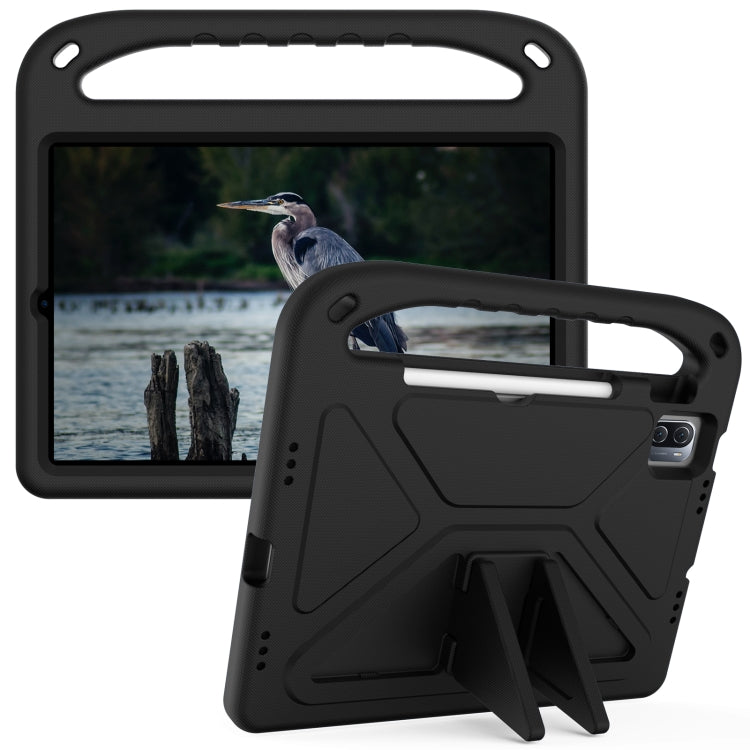 Handle Portable EVA Shockproof Tablet Case with Triangle Holder