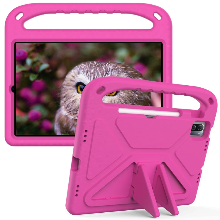 Handle Portable EVA Shockproof Tablet Case with Triangle Holder
