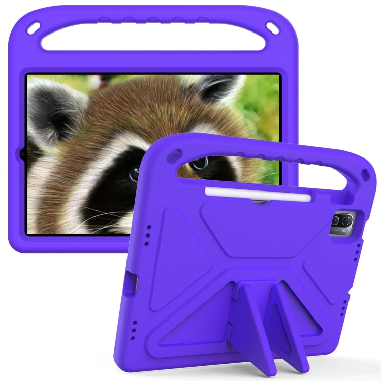 Handle Portable EVA Shockproof Tablet Case with Triangle Holder