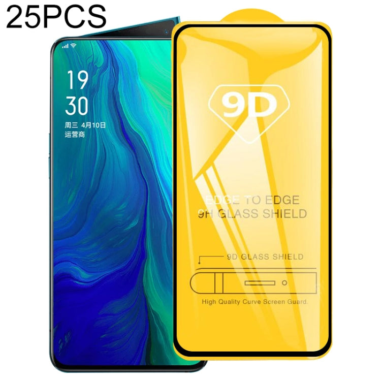 25 PCS 9D Full Glue Screen Tempered Glass Film