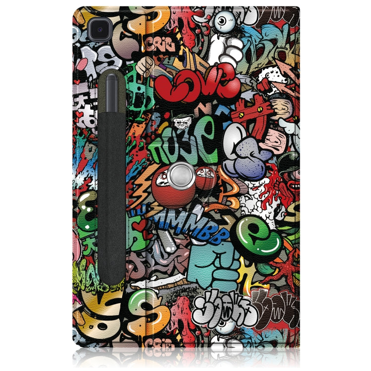 Painted 360 Degrees Rotation Tablet Leather Case with Holder