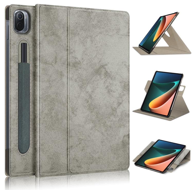 Solid Color 360 Degrees Rotation Tablet Leather Case with Holder