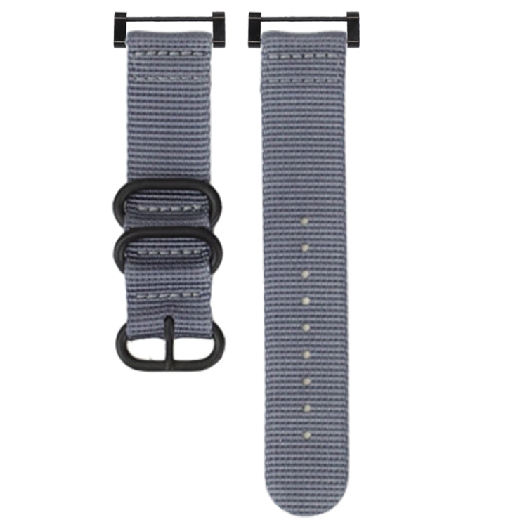 Three-ring Steel Buckle Nylon Watchband
