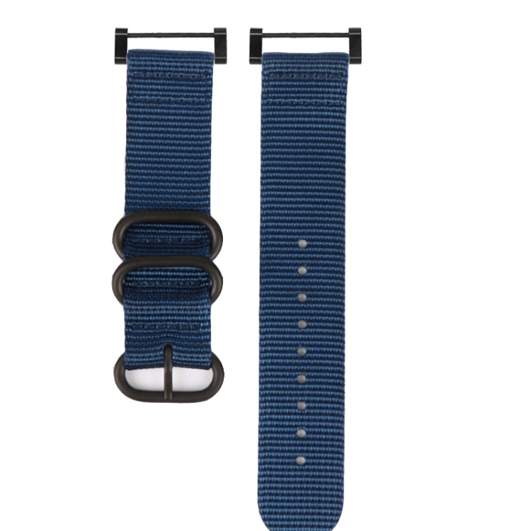 Three-ring Steel Buckle Nylon Watchband
