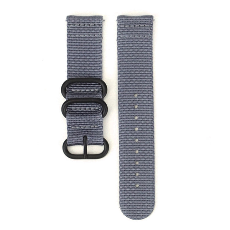 Three-ring Steel Buckle Nylon Watchband