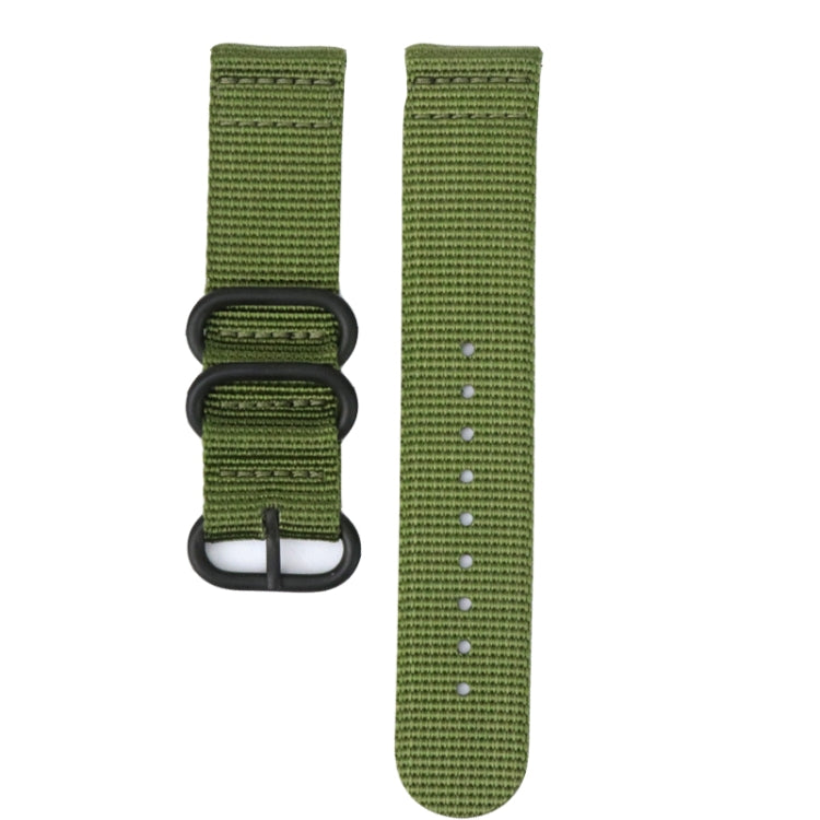 Three-ring Steel Buckle Nylon Watchband