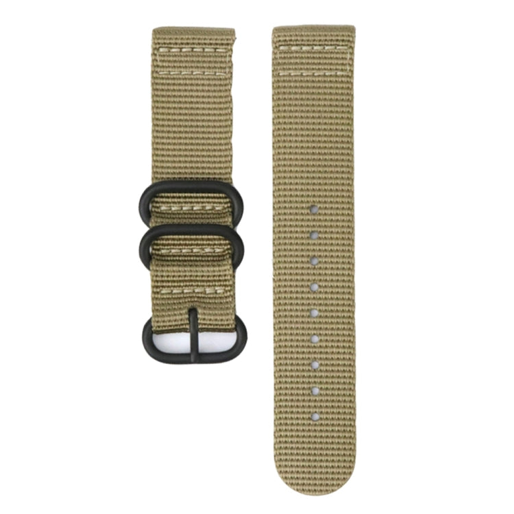 Three-ring Steel Buckle Nylon Watchband
