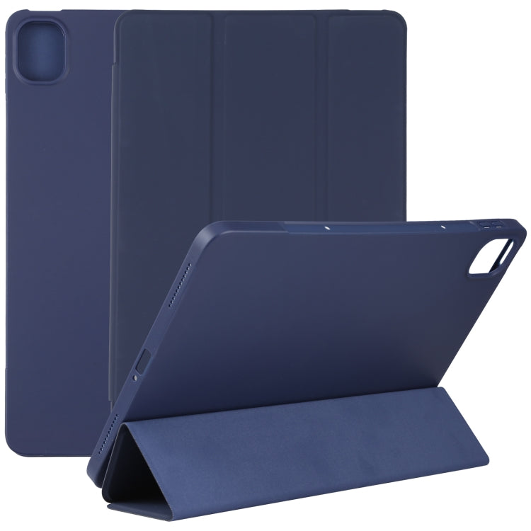 TPU Three-fold Leather Tablet Case