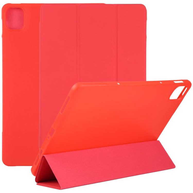 TPU Three-fold Leather Tablet Case