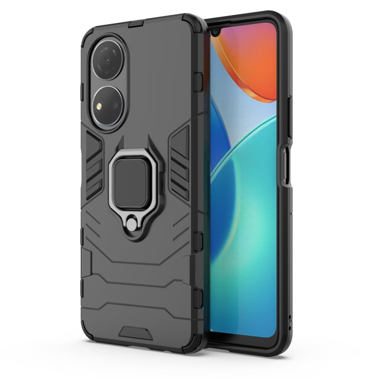 Shockproof PC + TPU Holder Phone Case