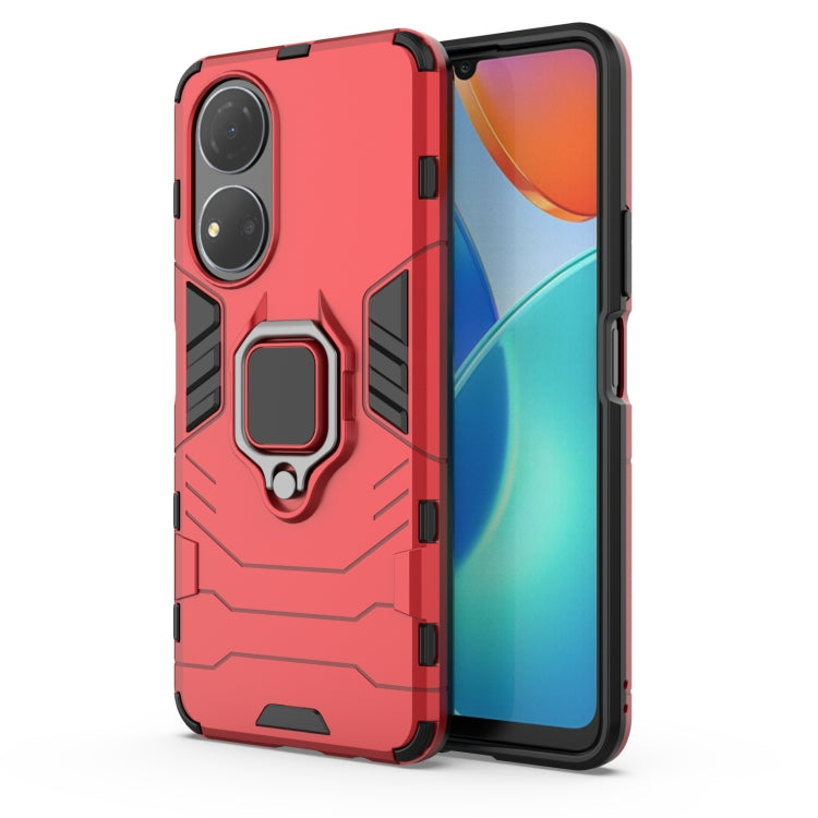 Shockproof PC + TPU Holder Phone Case