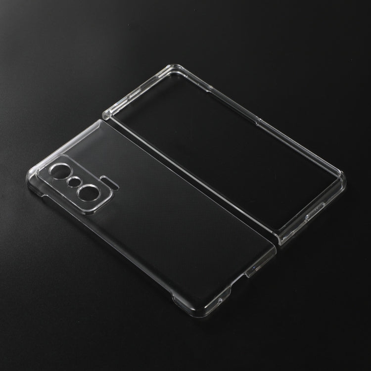 Fold Transparent PC Phone Case