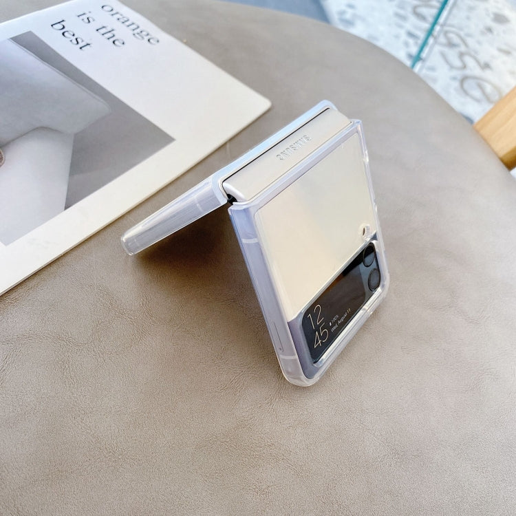 For Samsung Galaxy Z Flip4 Round Edge TPU Folding Phone Case