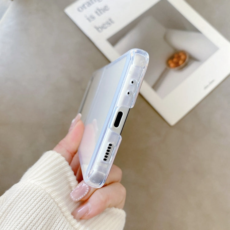 For Samsung Galaxy Z Flip4 Round Edge TPU Folding Phone Case
