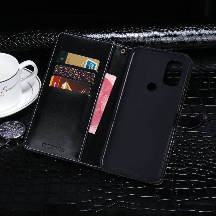 idewei Crocodile Texture Leather Phone Case