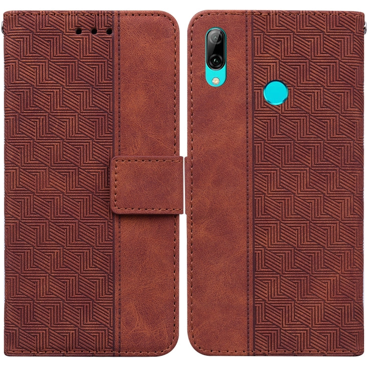 Geometric Embossed Leather Phone Case