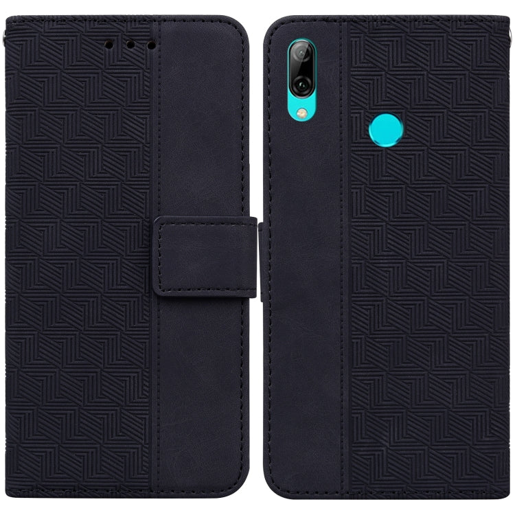 Geometric Embossed Leather Phone Case