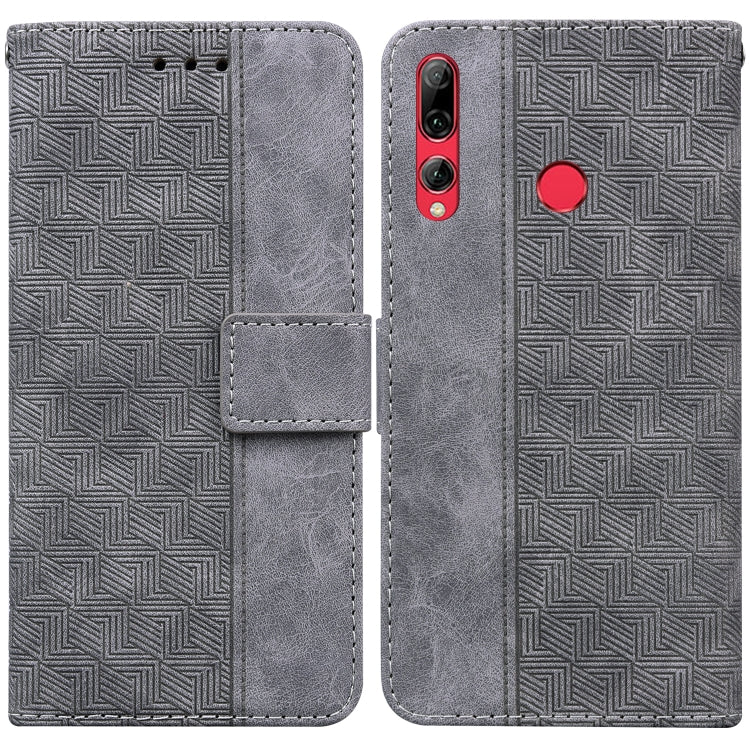 Geometric Embossed Leather Phone Case