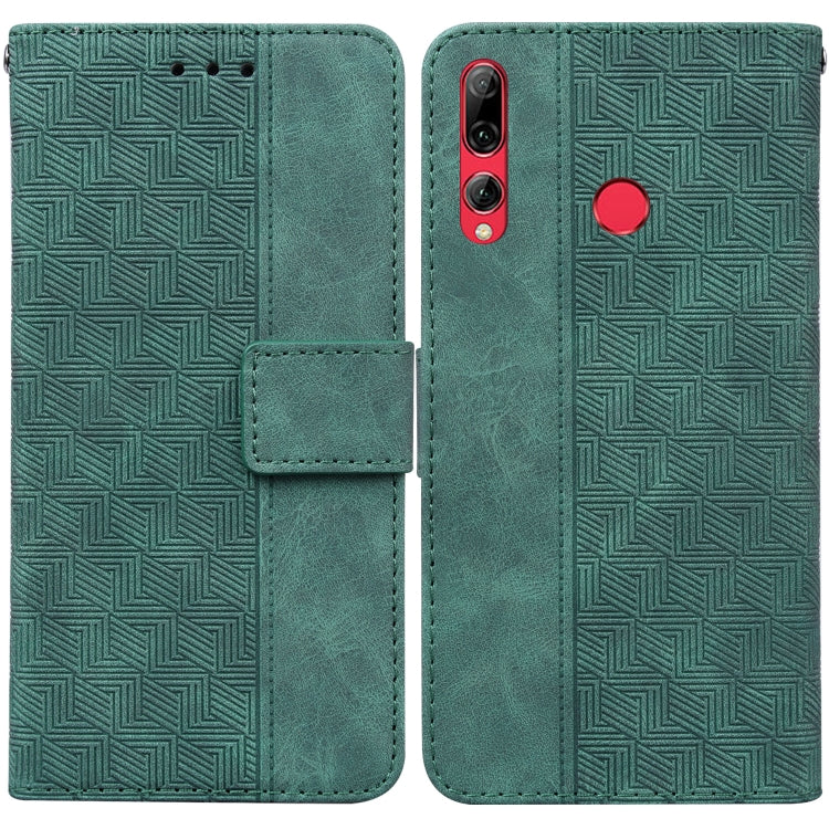 Geometric Embossed Leather Phone Case