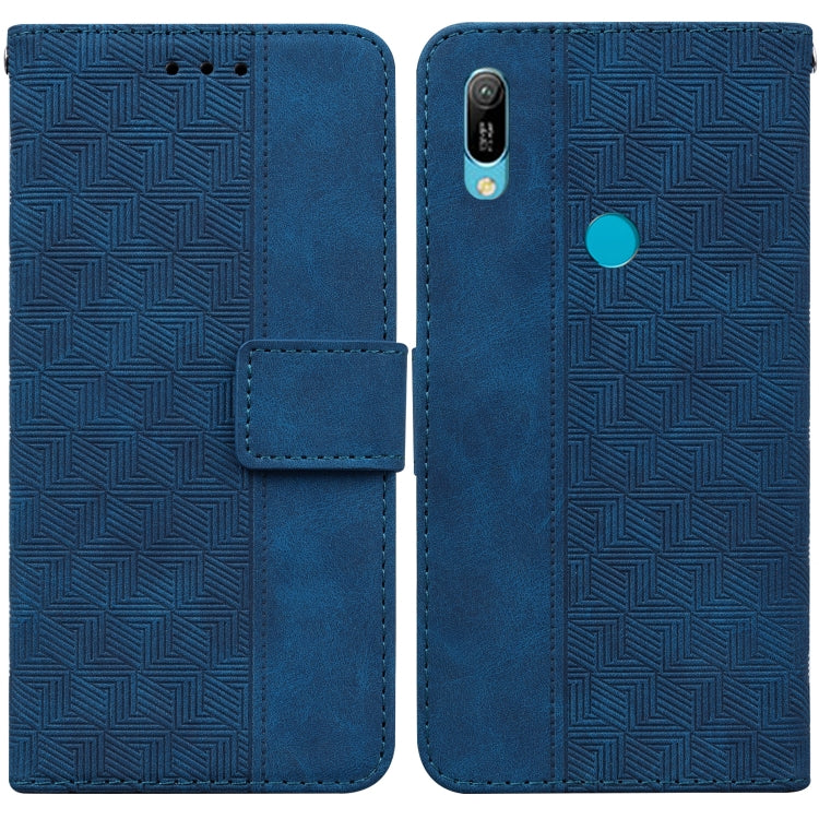 Geometric Embossed Leather Phone Case