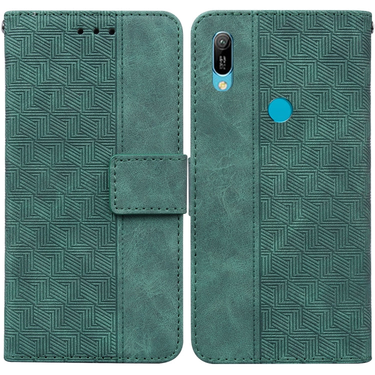 Geometric Embossed Leather Phone Case